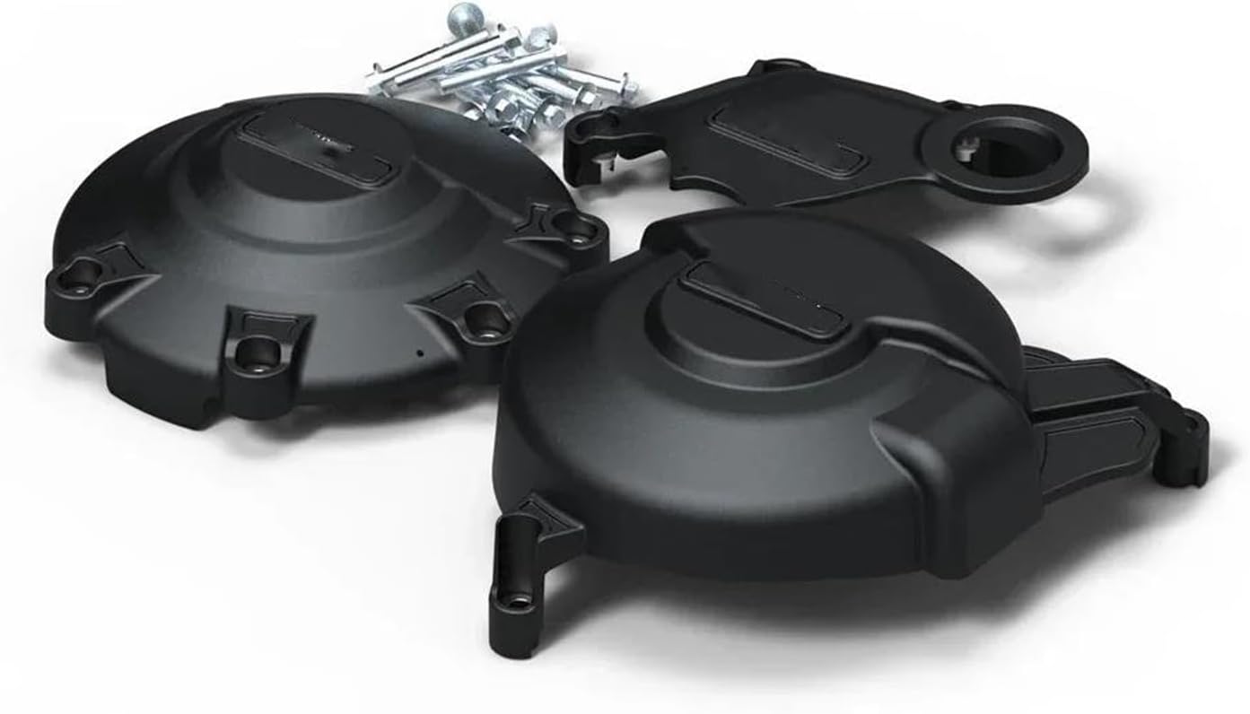 Engine Guard For Ducati Monster 659 696 795 796 1100 2008-2015 Motorcycle Engine Cover Protective Case Modified pieces(Oil window-BK-1Pcs)