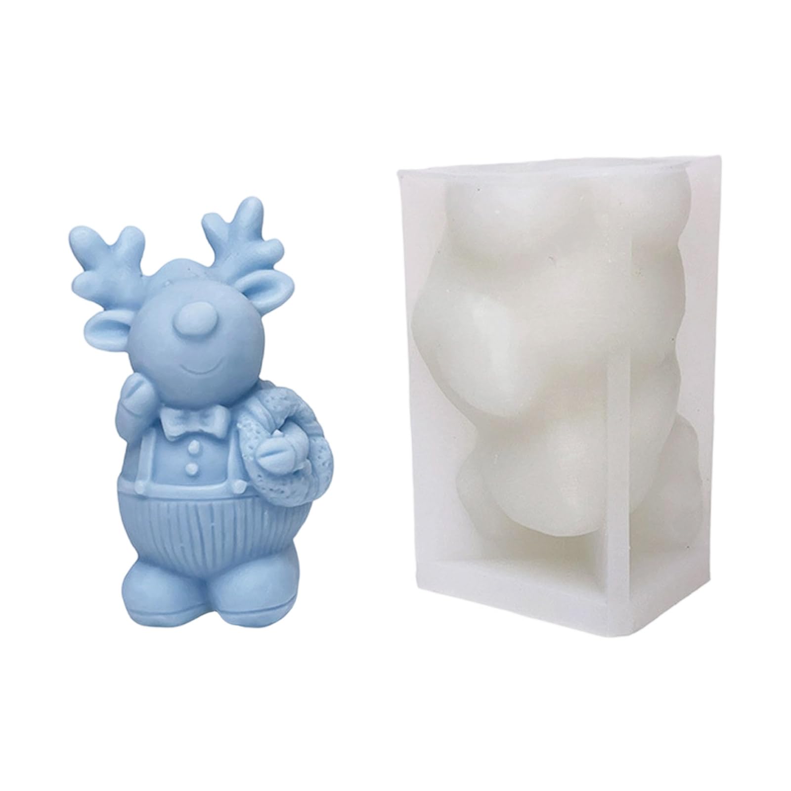 Oxxggkao 8904S Food Safe Silicone Christmas Reindeer And Tree Designs For And Baking Christmas Deer Silicone