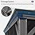 PURPLE LEAF 12' X 14' Patio Hardtop Gazebo Aluminum Outdoor Gazebo with Double Galvanized Steel Roof for Deck Backyard All Weather Outdoor Pavilion Curtain and Netting Included, Light Grey