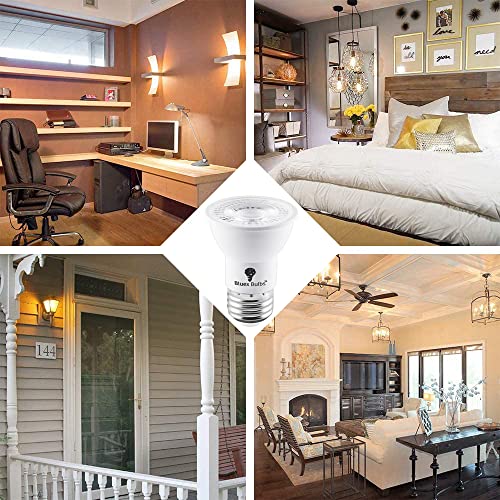 6 Pack Par16 Led Bulb Long Neck 7W 75 Watt Equivalent 500 Lumens E26 3000K Warm White Dimmable Bright Led Track Lighting Bulbs Mini Light Bulbs, Short Light Bulbs, Flood Light Par16 Led Spotlight Bulb #TOP2