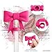 2Pcs Bow Straw Covers Compatible with Stanley Cups, White and Hot Pink Straw Toppers for Stanley Cups Accessories, Cute Silicone Straw Cover Cap for Stanley 30&40 Oz Tumbler