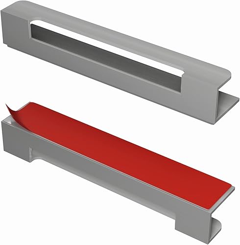 HRX - Manija de puerta autoadhesiva para puerta, fácil de instalar, sin tornillos, despegar y pegar en vidrio, madera, metal, plástico, perilla de