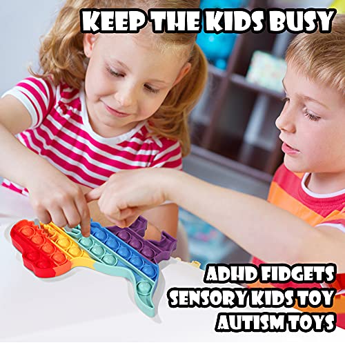 Brinquedos Sensoriais Push Pop Bubble Fidget para Crianças ou Adultos Alívio do Estresse Terapia Aut