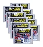 2015-2016 NHL Sticker Collection - 10 Packs of 7 - 70 Stickers Total! Panini