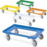 Dimensions extérieures (L x l x h) : 615 x 415 x 170 mm - Surface de chargement (L x l x h) : 607 x 407 x 146 mm - Charge maximale : 250 kg.