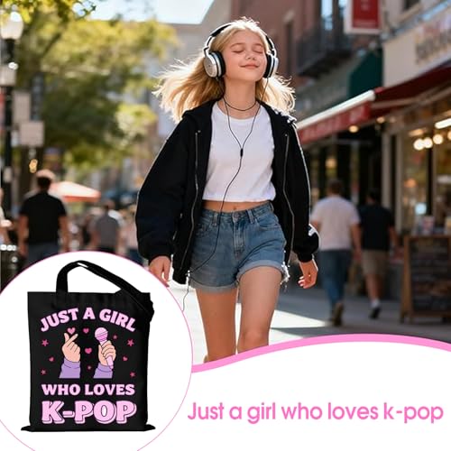 Bolsa tote Kpop para mujer y niñas miniatura 7