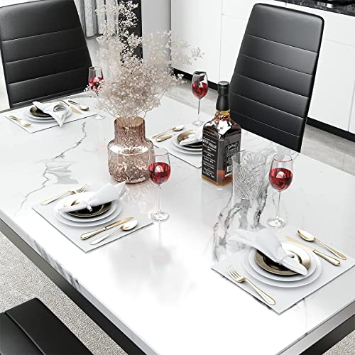 DKLGG-Faux-Marble-Dining-Set-for-Small-Spaces-Kitchen-4-Table-with-Chairs-Home-Furniture