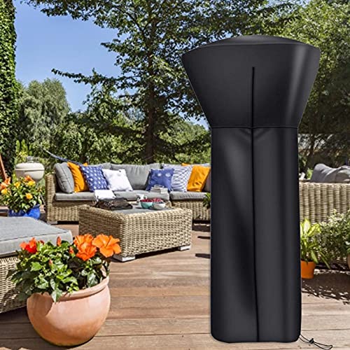 Weerbestendige hoes voor terrasverwarming, waterdicht, winddicht, UV-bestendig, heavy duty, scheurvast, zwart - Image 3