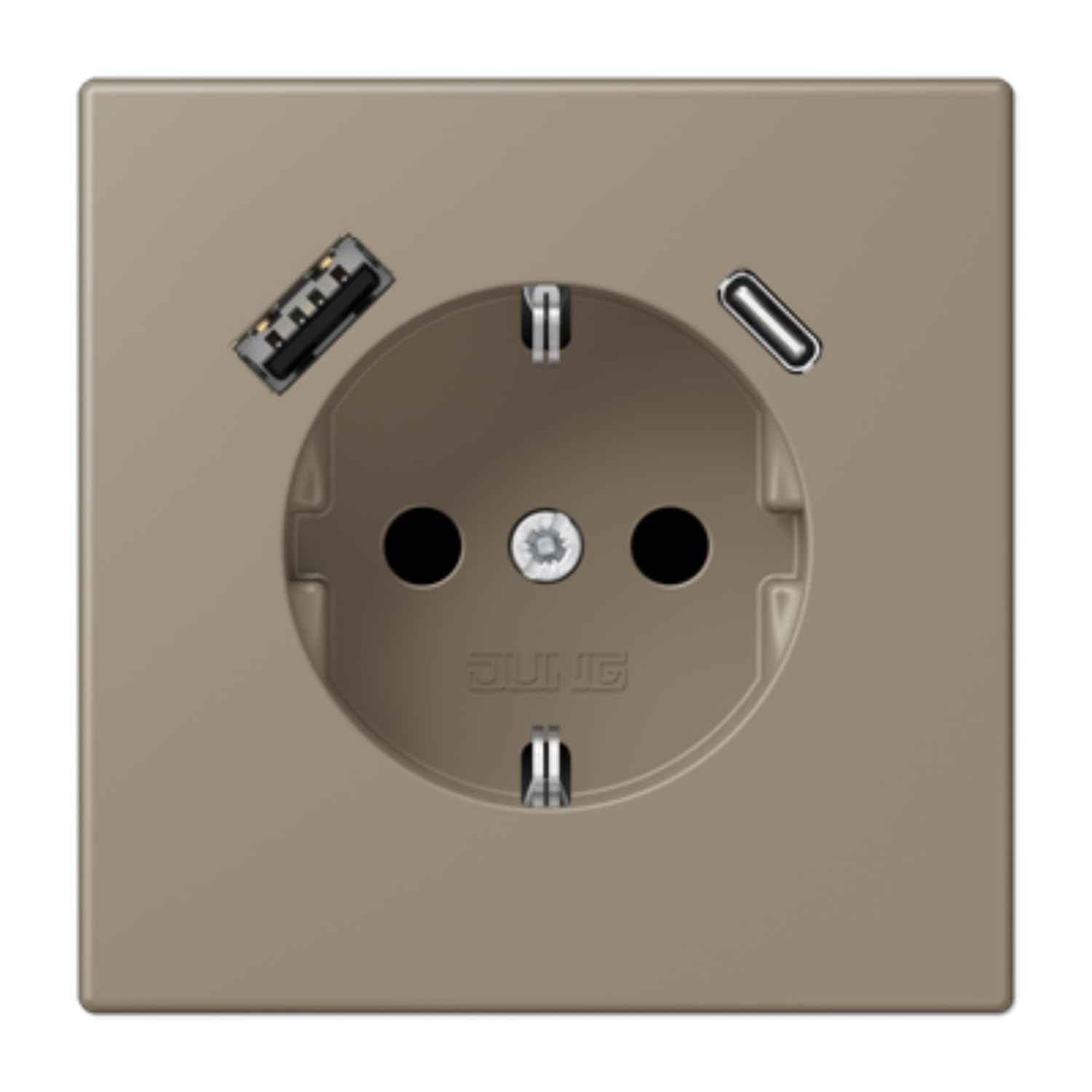 Prise USB type AC pour charger les téléphones dans la cuisine