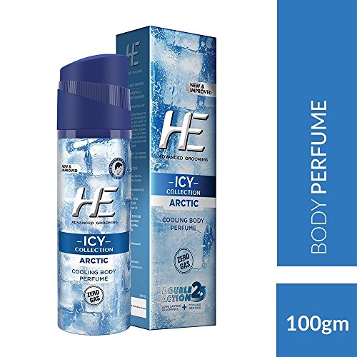 Image of HE ICY Collection ARCTIC Cooling Body Perfume 122ml Pack of 2