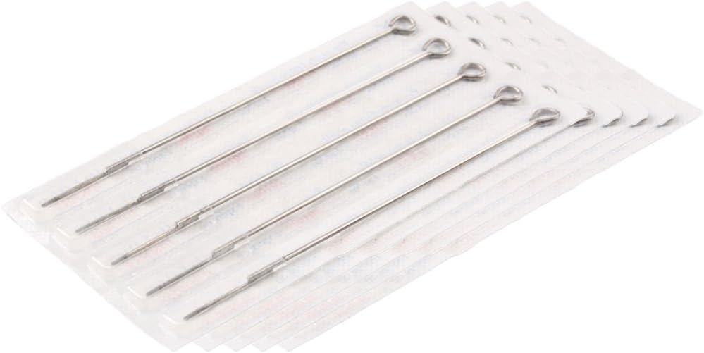 Olymstore(TM) 50 Pcs Disposable Sterilized Tattoo Needles 13RL 13 RL Round Liner