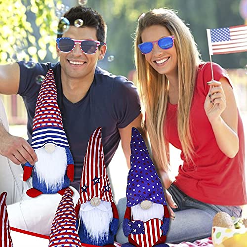 knliwkm American Flag Sunglasses for Men USA American Flag Glasses Fourth of July Accessories4