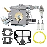 Butom 530071345 530071987 Carburetor with Filter Repower Kits for Husqvarna 36 41 136 137 141 142 Ch