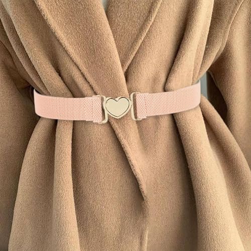 Buckle Thin Waist Belt, Women's Decorative Waistband, With Skirt Elastic Narrow Belt, Versatile Waistband3