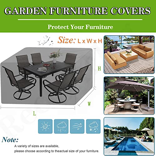Rechteckig Copertura per Mobili da Giardino,420D