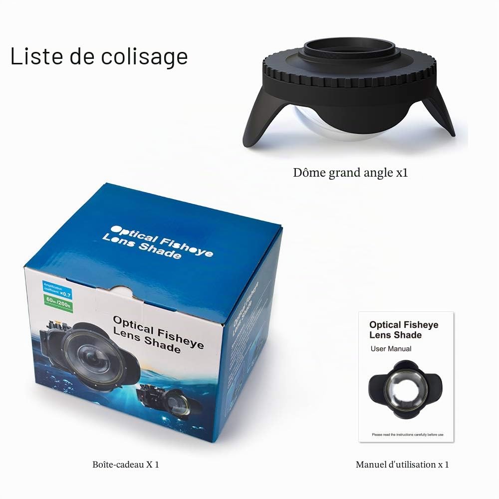 Sea frogs Lentille de Correction d 'humidité à Grand Angle pour boîtier sous - Marin (Adaptateur Circulaire 67mm)
