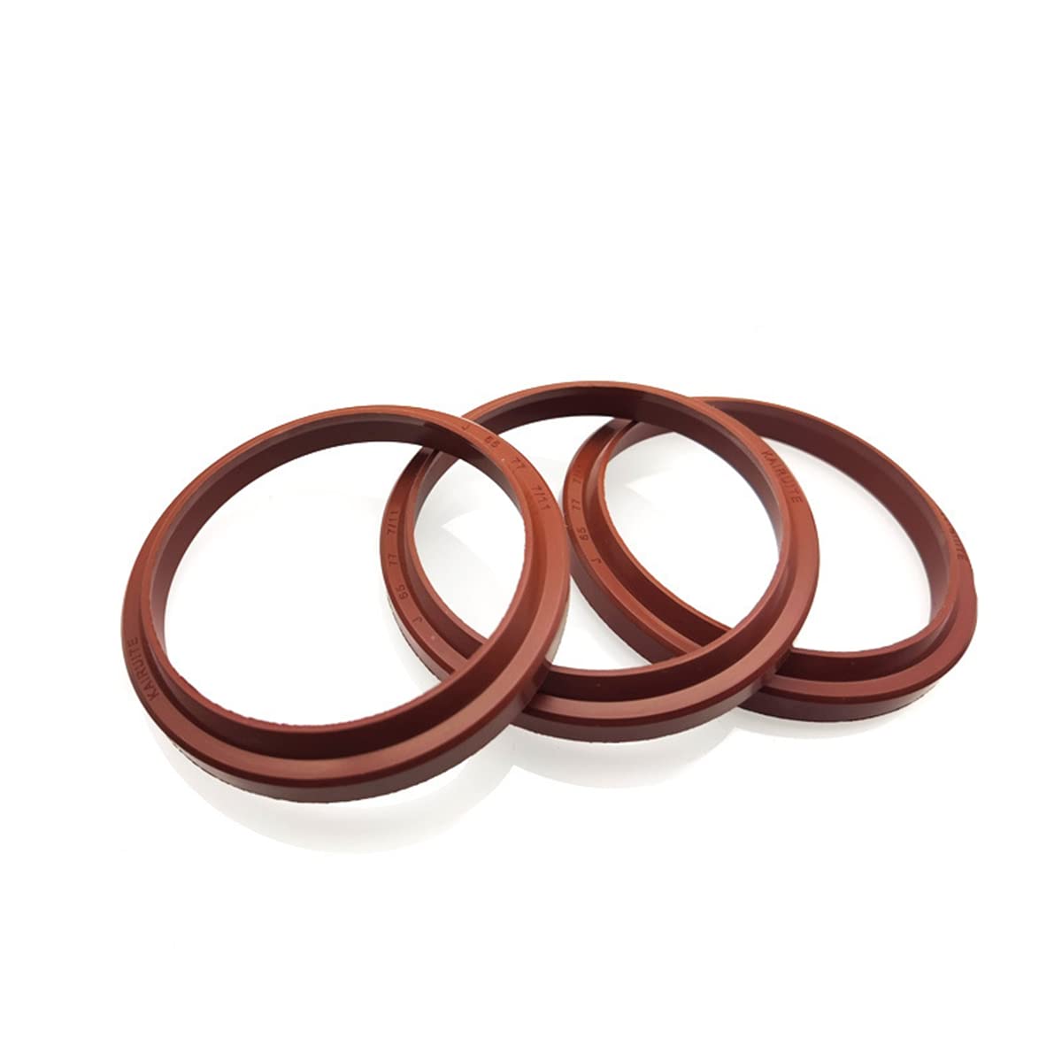 MACHSWON Fluorine Rubber J-type Dust Seal Ring Washers 65mm ID 77mm OD 7/11mm Thick FKM Hydraulic Oil Seal Gasket Fluororubbe Water Sealing Rings Grommets - Image 4