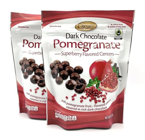 2-PACK Superberry Pomegranate Gourmet Dark Chocolate Bonbons – Fair Trade