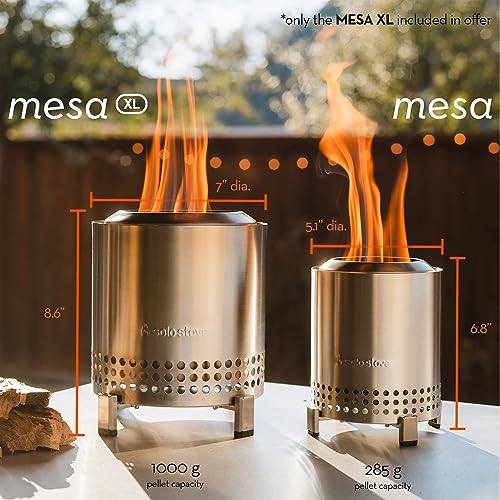 Solo Stove Mesa XL Table Fire Pit with Stand and Carry Bag - Image 6