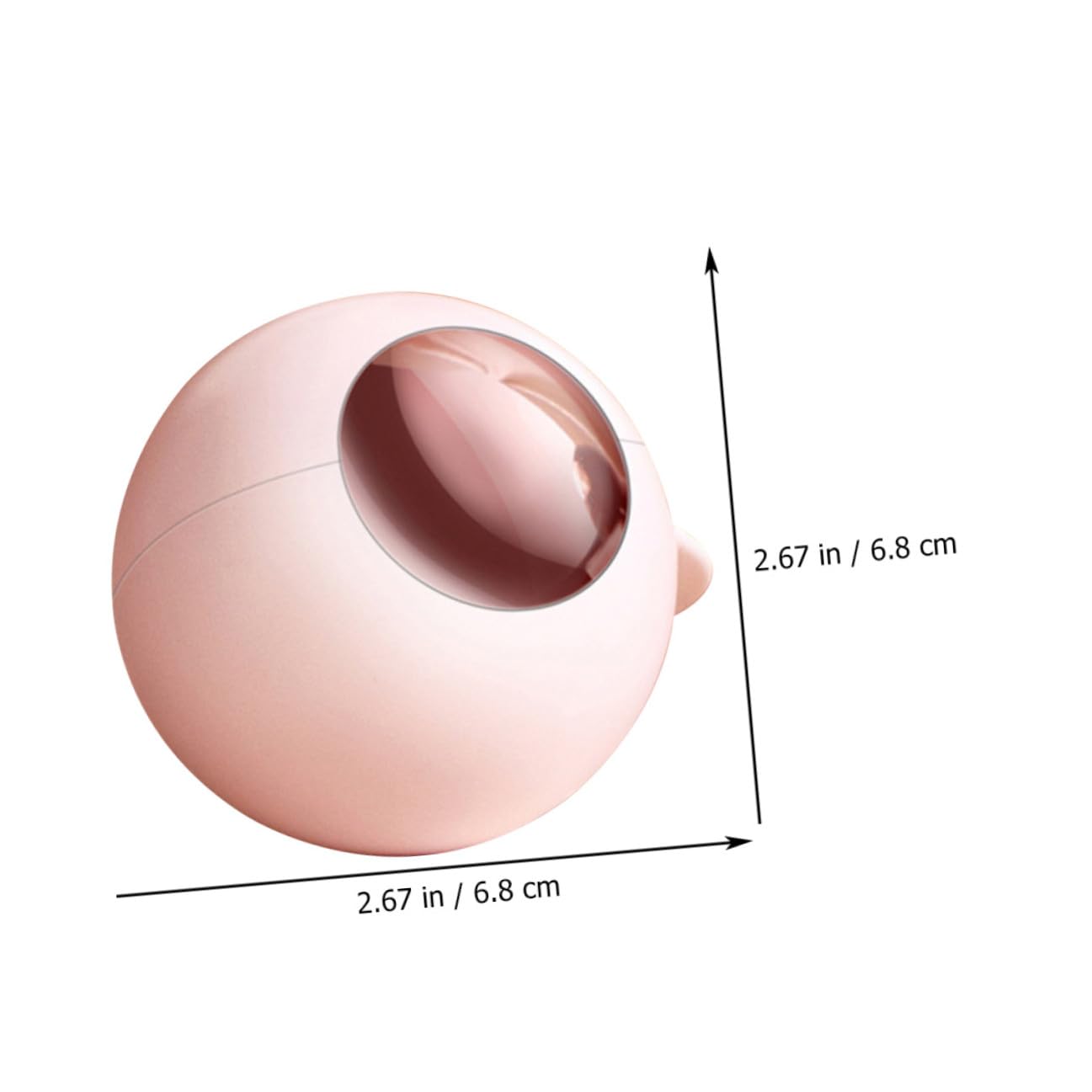 Waschbarer Kleiderfusselentferner mit Deckel, Rosa, Abs und Pu | Reise und Geschäftseinsatz, Sichere Klebefläche, für Tierhaare und Gewebe