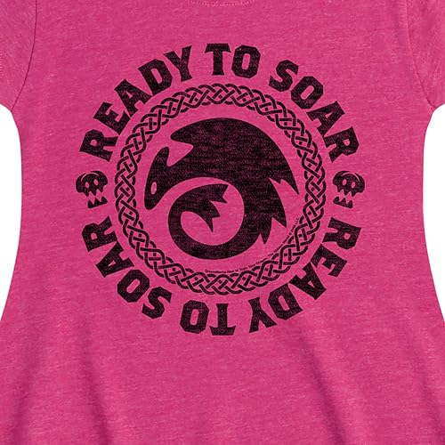 How to Train Your Dragon - Ready to Soar - Toddler & Youth Girls Fit & Flare Dress2
