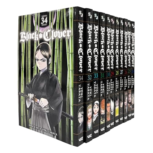 Image of Black Clover Series Vol 24 25 26 27 28 29 30 31 32 33 34 Collection 11 Books Set by Yuki Tabata