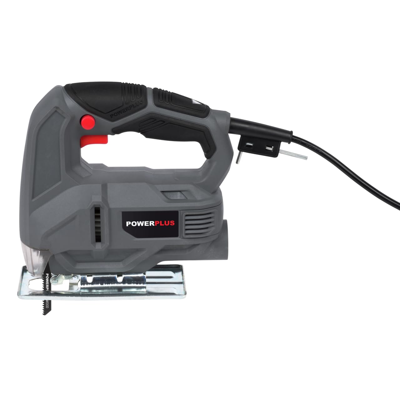 Powerplus Scie Sauteuse Électrique de 450 W POWE30010 - Scie Sauteuse Filaire à Patin Réglable 3000 min-1 - avec 1 Accessoire