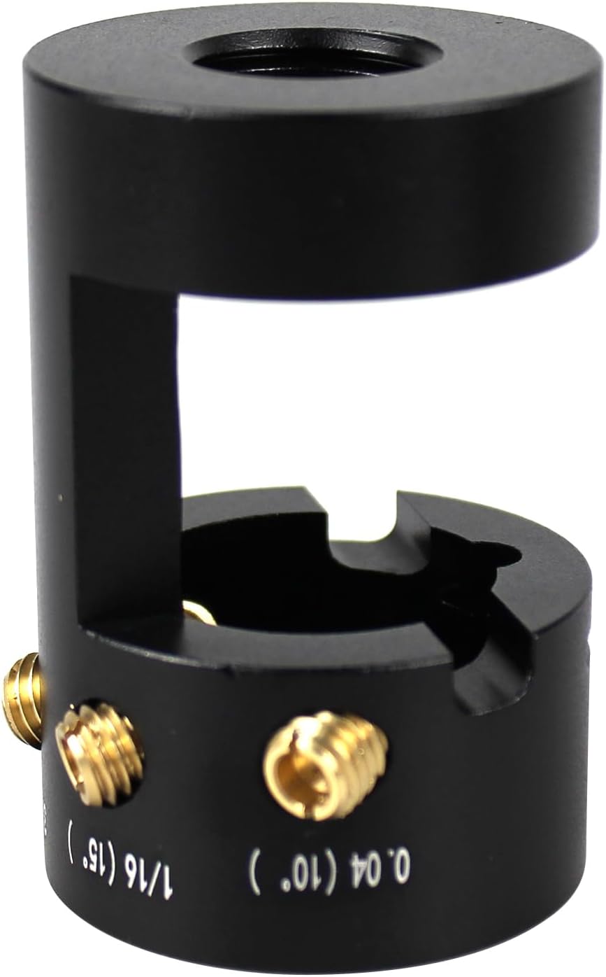 TIG Tungsten Sharpener Head Tool Tungsten Grinder for TIG Welding with 4 Cut-Off Slot Multi-Angle & Offsets TIG Welding Tool