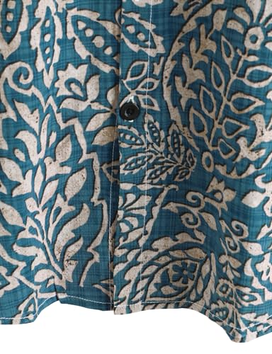 Image of VATPAVE Mens Casual Hawaiian Floral Shirts Short Sleeve Button Down Tropical Shirts Beach Summer Shirts