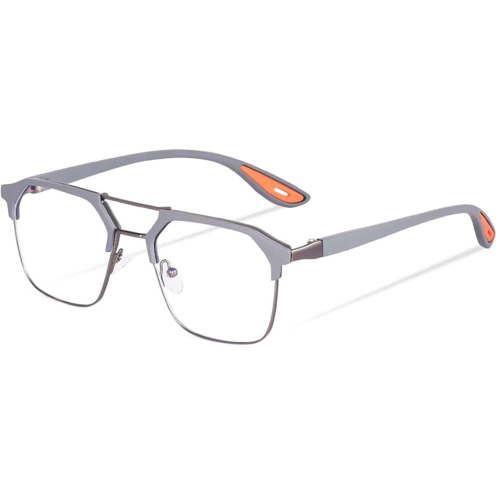 GYNK Premium Square Computer Glasses for Men and Women, Anti-Fatigue Blue Light Blocking Eyewear for Digital Screen Protection-image-27