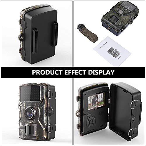 ABOOFAN Câmera de caça de 12 MP PIR Night Vision Digital Scouting Câmera bateria