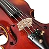 Sky Guarantee Mastero Sound Copy of Stradivarius 4/4 Size Professional Hand-made Two-piece Back 4/4 Full Size Acoustic Violin Antique Style Ebony Parts