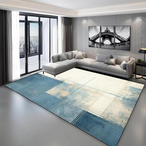 Tapis moderne de salon géométrique grand format 120x180cm - 2