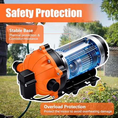 Image of Upgraded 55-Series 115VAC 5.0 GPM, 60 PSI Self-Priming Water Pressure Pump