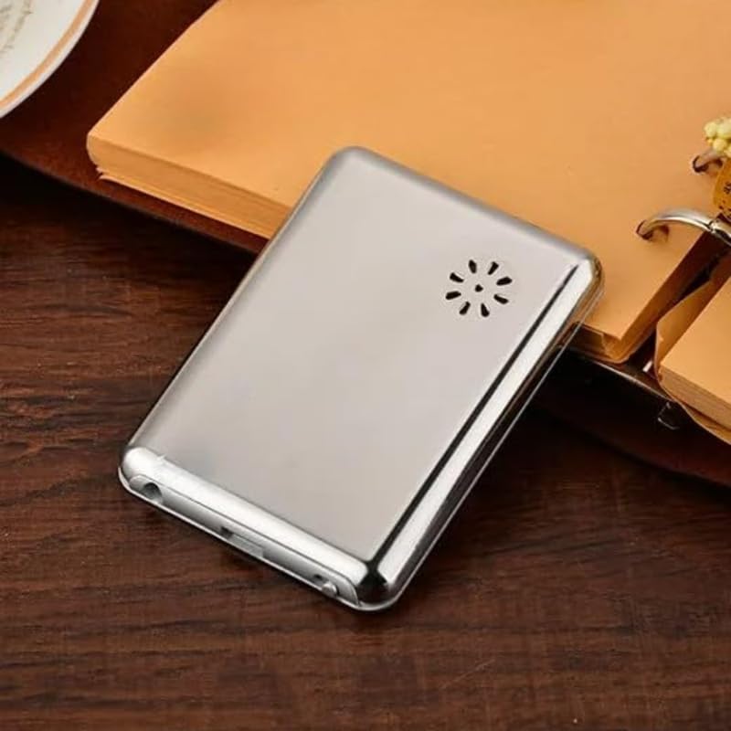 Image of Drumstone (Summer Season with 15 Years Warranty) Silver MP4 Player with 1.8 Inch LCD Display, Portable Digital Media Player, Lossless Audio, Expandable Storage up to 64GB