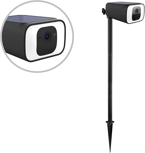 Miniatura 1 de HOLACA Estaca de montaje en poste y cubierta de silicona resistente a la intemperie para Eufy SoloCam S40S230 solamente, apto para estaca en suelo