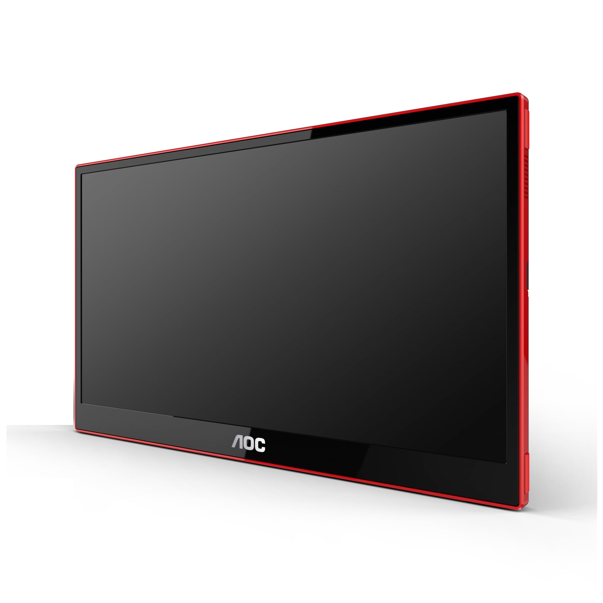 AOC 16G3 - Gaming Monitor Full HD da 16 pollici, portatile, FreeSync (1920x1080, 144 Hz, MicroHDMI 1.4, USB-C) nero-rosso