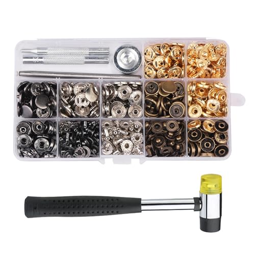 Kit boutons-pression en métal pour réparer facilement vos vestes et jeans