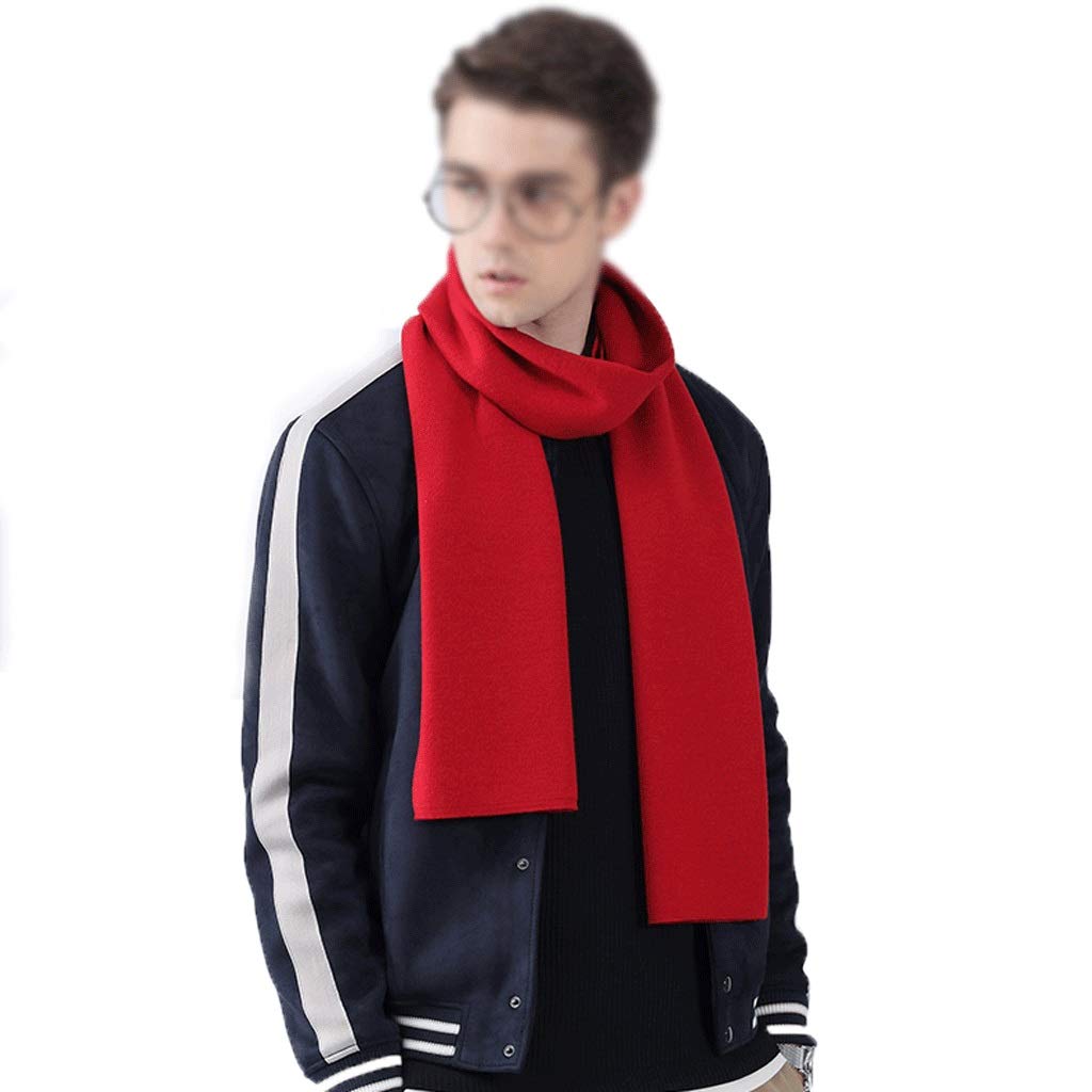 GLigeT Bufanda Bufanda de Alta Gama for Hombre, Bufanda de Lana Suave de Invierno, Caja de Regalo de cumpleaños a Cuadros clásica Abrigarse en Invierno
