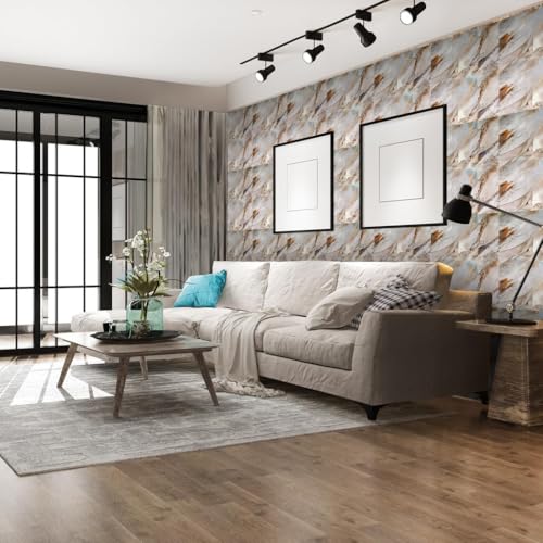 Image of WALLVEAR PE Foam Wall Panel Sheet WW-AM-0118 Pack of 30 | 3mm Thickness | 6 Sq.Ft Coverage | Water Resistant | Scratch Resistant | Peel Stick Installation | Interior Renovation