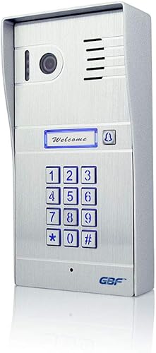 Miniatura 2 de GBF Kit de sistema de intercomunicación de video inteligente para puerta y timbre de puerta, 1080P HD, teclado inteligente, un monitor táctil de 7