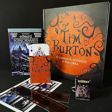 Capa do livro Tim Burton: O cineasta icônico e sua obra (Edição Limitada de Colecionador): 2