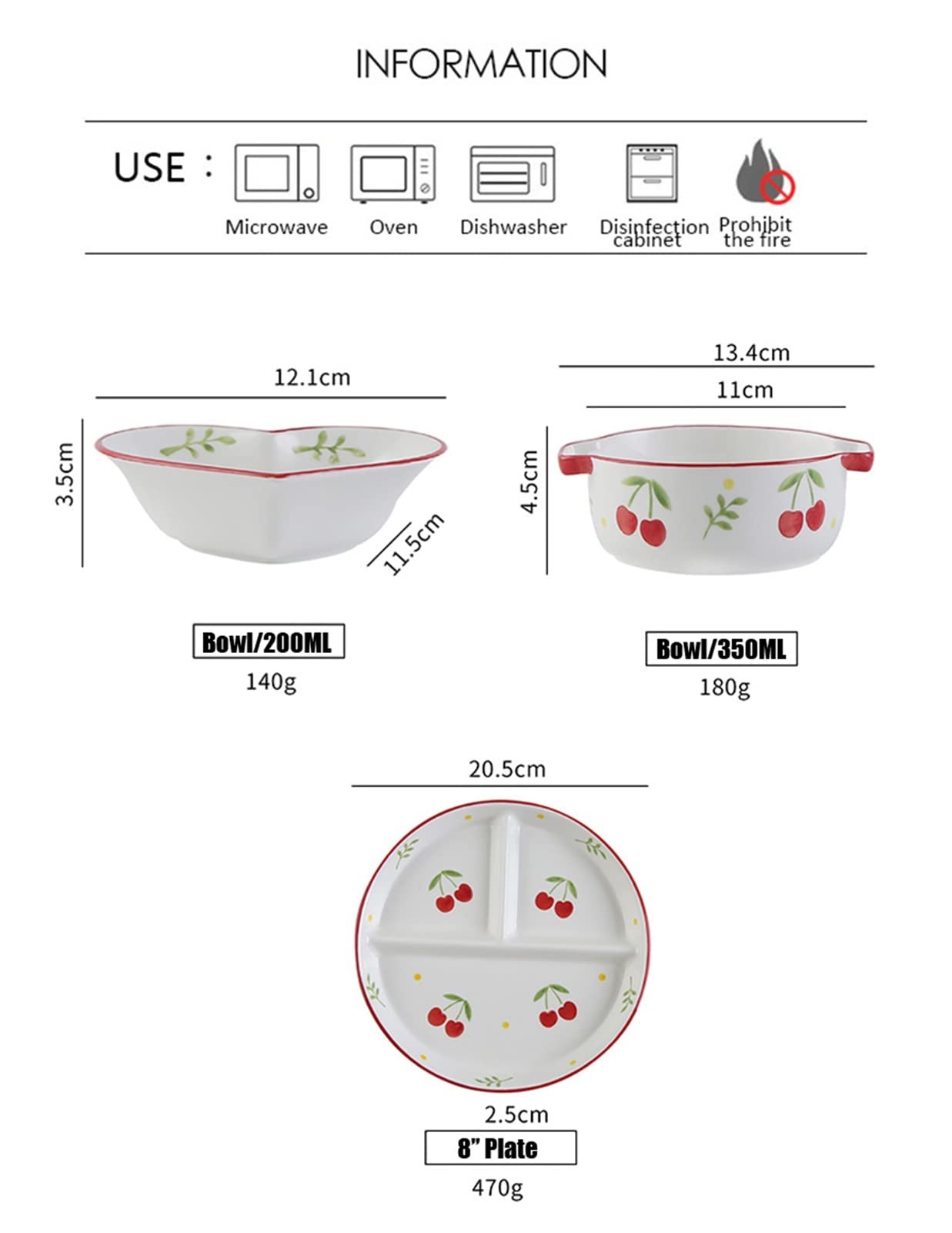 Set Di 3 Piatti E Ciotole Per Controllo Porzioni Bariatriche Con Posate In Acciaio Inox - Guida Per Proteine, Verdure E Carboidrati - Adatto A Dieta E Perdita Di Peso