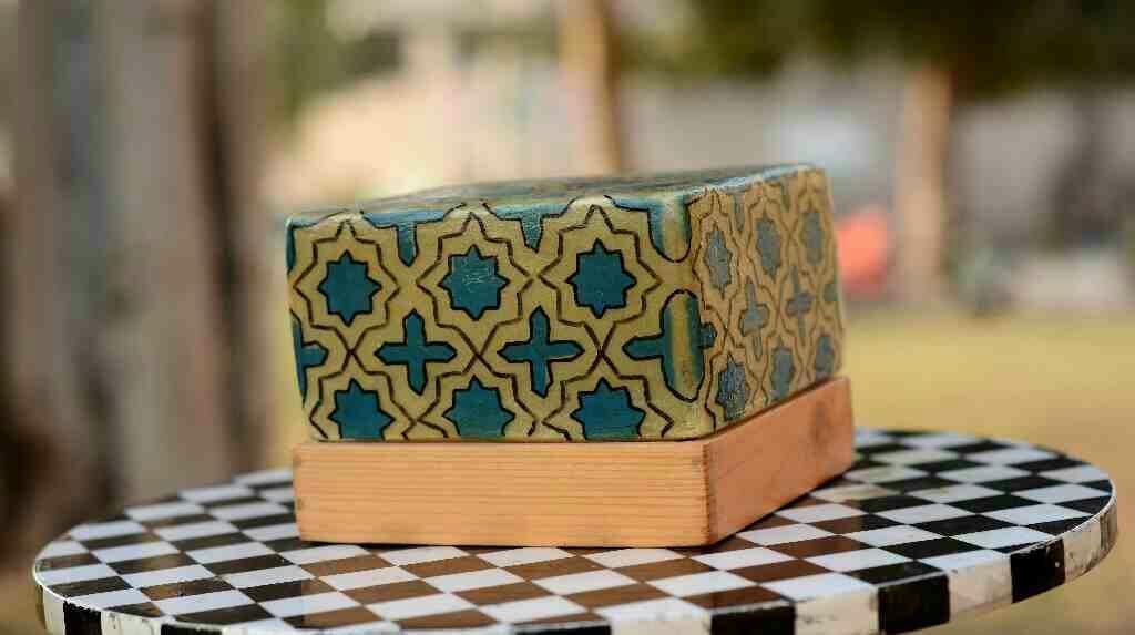 Camel Skin Box lamp