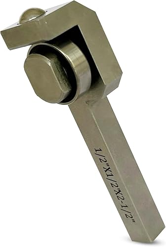 MachEL Herramienta de bruñido - Serie Lite 1/2"x1/2" X2-1/2" - Herramienta de bruñido de rodillo ligero para acero y cobre | HRC 18-68 Torno de