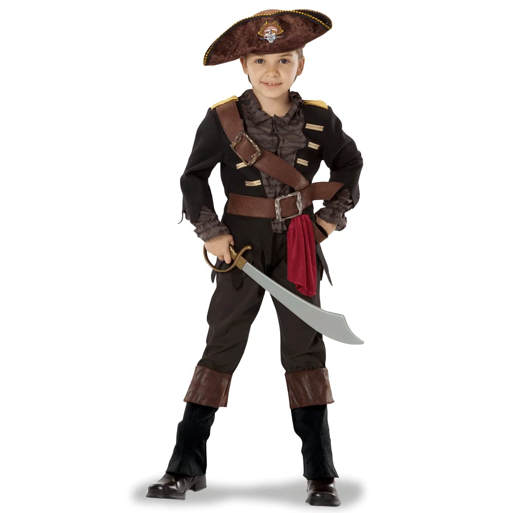 Teetot & Co. Inc. Tough Pirate Captain Kids' Costume