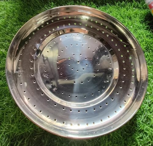 Image of Chapati Jali for Gas Stove, Phulka & Paratha Roaster, Rust-Proof Food Grade Steel Roti Maker Net Durable Kitchen Tawa Accessory (S.S BHAKHRI DISH)
