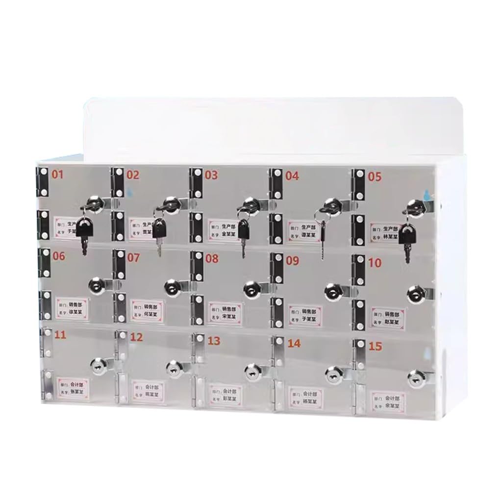 Organizzatore Per Telefoni TEMPNAP - Scatola Multi-slot Da Tavolo Con 15 Griglie, Nero - Foto 6