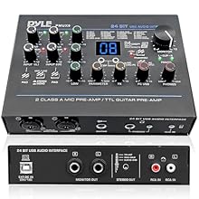 RECORD STUDIO-QUALITY AUDIO ON ANY COMPUTER: Capture every detail with 24-bit/48kHz resolution via USB. Ideal for the guitarist, vocalist, podcaster or producer using PC or Mac for audiophile-grade, studio quality sound HEAR CLEAN SOUND: Experience u...