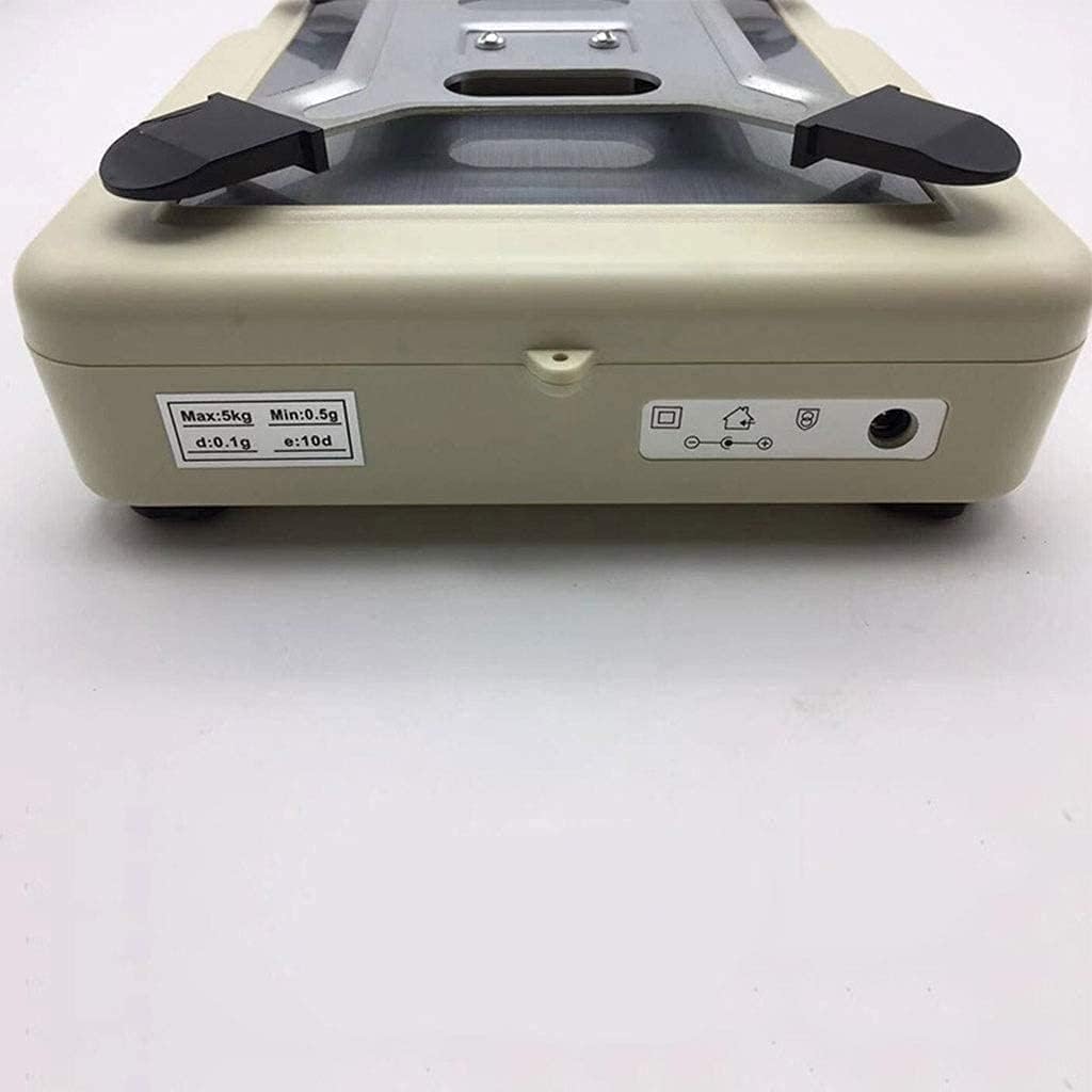 Bilancia digitale da cucina Bilancia di pesatura ad alta precisione | Bilancia elettronica per la cottura degli alimenti utilizzata per la preparazione di spezie da cucina, argento,Silver-2000g/0.01g